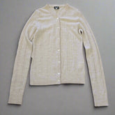Dolce & Gabbana (D&G) Cream Beige Wool Cardigan - Size: IT 40